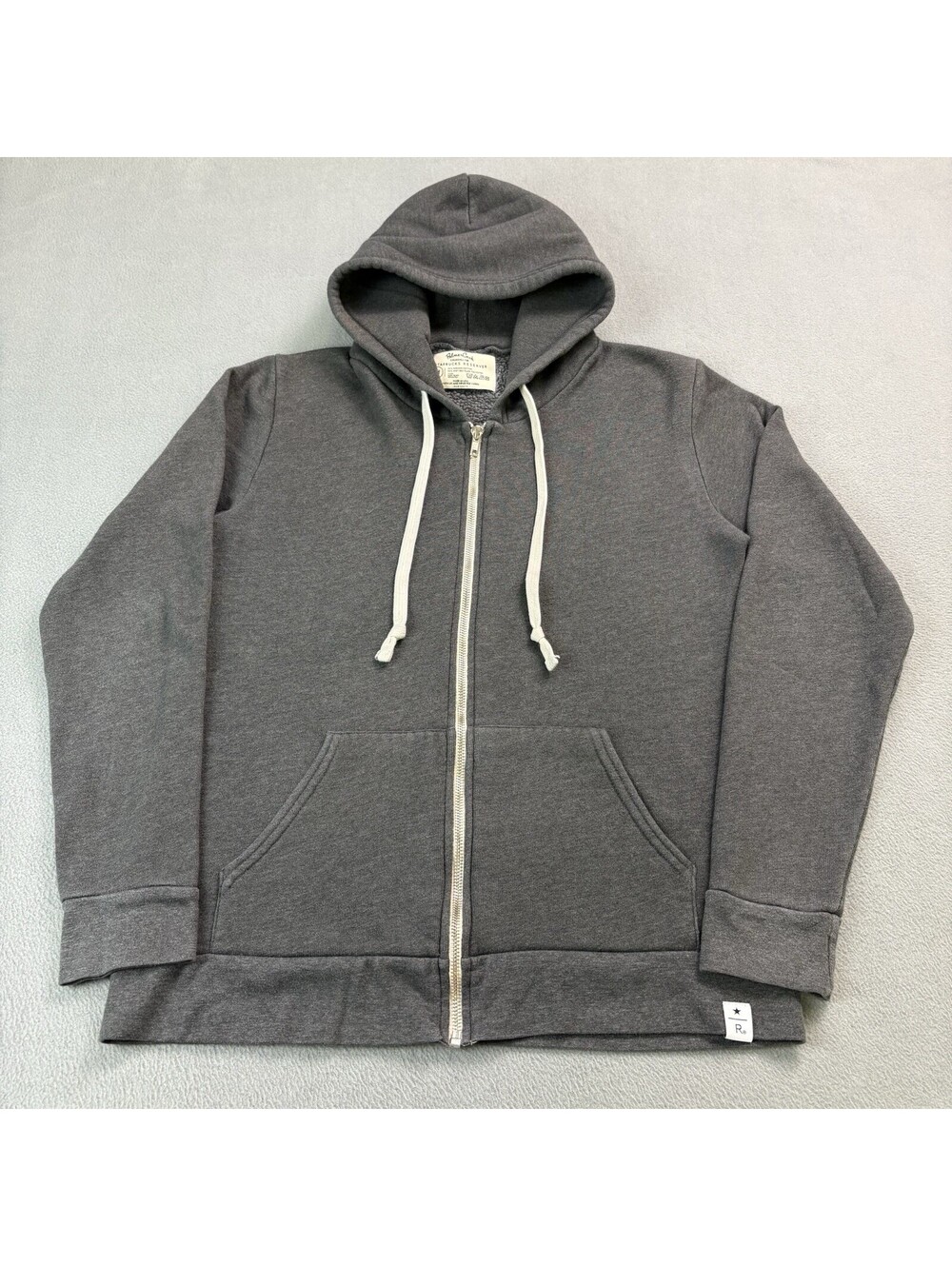 Palmer Cash Starbucks Reserve Coffee Weather Zip Up Hoodie Women’s Size Medium